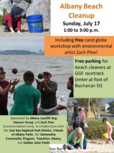 July 17, 2016 beach cleanup flyer